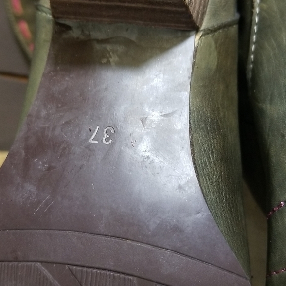 l` Artiste Spring step green boots - Picture 8 of 10